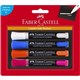 MARKER LIQUID CHALK FABERCASTELL ASSOTED WLT4
