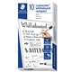 MARKER WHITEBOARD STAEDTLER 341 BULLET BLACK BX10