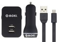 CABLE MOKI MICRO USB SYNCHARGE CABLE  CAR  WALL