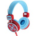 HEADPHONES MOKI VOLUME LIMITED KID SAFE BLUERED