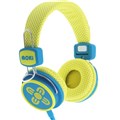 HEADPHONES MOKI VOLUME LIMITED KID SAFE YELLOWBLUE
