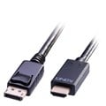 CABLE LINDY 3M DPHDMI DISPLAY PORTHDMI 102G CABLE