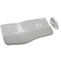 KEYBOARD  MOUSE SET KENSINGTON K75407US DUAL WIRELESS ERGO DESKTOP GREY