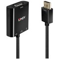 ADAPTOR LINDY 38285 HDMI TO VGA AND AUDIO CONVERTER 10CM BLACK