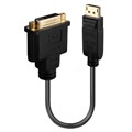 ADAPTOR LINDY 41004 DISPLAYPORT 12 TO DVI CONVERTER 15CM BLACK