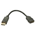 ADAPTOR LINDY 41005 DISPLAYPORT 12 TO HDMI 13 CONVERTER 15CM BLACK