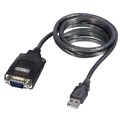 ADAPTOR LINDY 42686 USB A TO SERIAL PORT CONVERTER WITH COM RETENTION 11M BLACK