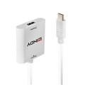 ADAPTOR LINDY 43247 USBC TO HDMI 4K60 CONVERTER 15CM WHITE