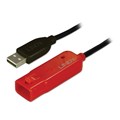 EXTENSION CABLE LINDY 42780 USB 20 MALE TO FEMALE 8M BLACK ACTIVE CABLE PRO