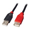 EXTENSION CABLE LINDY 42817 USB 20 MALE TO FEMALE 5M ACTIVE BLACK