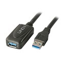 EXTENSION CABLE LINDY 43155 USB 31 MALE TO FEMALE 5M ACTIVE BLACK