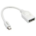 ADAPTOR LINDY 41021 MINI DISPLAYPORT TO DISPLAYPORT 20CM WHITE
