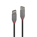 CABLE USB LINDY 1M USB2 A EXT CABLE ANTHRA LINE BLACK