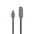 CABLE USB LINDY 5M USB2 AMINIB ANTHRA LINE