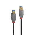 CABLE USB LINDY 1M USB3 AB CABLE ANTHRA LINE