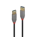 CABLE USB LINDY 1M USB3 A EXT CABLE ANTHRA LINE