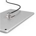 KEYED LOCK COMPULOCKS CL15UTL UNIVERSAL CABLE ADHESIVE SECUROTY PLATE SILVER