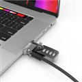 COMBINATION LOCK  ADAPTER COMPULOCKS MBPR16LDG01CL LEDGE CABLE MACBOOK PRO 16 SILVER