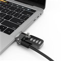 COMBINATION LOCK  ADAPTER COMPULOCKS MBPRLDGTB01CL LEDGE CABLE MACBOOK PRO TB SILVER