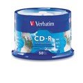 CDR VERBATIM 52X 700MB80M INKJET PRINTABLE WHITE SURFACE SPINDLE 50
