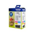 CART IJ BROTHER LC233CL3PK CMY COLOUR PACK