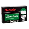 SYSTEM CARD RULED ESSELTE 127X76MM 3X5 WHITE PK100