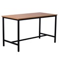 TABLE BAR HEIGHT 1800WX900DX1050HMM BLACK FRAME BEECH TOP