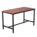 TABLE BAR HEIGHT 1800WX900DX1050HMM BLACK FRAME CHERRY TOP