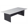 BOARDROOM TABLE RAPID WORKER 3200WX1200DX730HMM 2 PIECE TOP NATURAL WHITEIRONSTONE