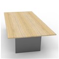 BOARDROOM TABLE RAPID WORKER 3200WX1200DX730HMM 2 PIECE TOP NATURAL OAKIRONSTONE