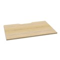 DESK TOP RAPID DELUXE INFINITY SCALLOPED 1200WX750DX25H MM NATURAL OAK