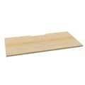 DESK TOP RAPID DELUXE INFINITY SCALLOPED 1500WX750DX25H MM NATURAL OAK