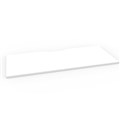 DESK TOP RAPID DELUXE INFINITY SCALLOPED 1800WX750DX25H MM NATURAL WHITE