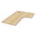 WORKSTATION TOP RAPID DELUXE INFINITY 1800WX1200WX750DX25H MM NATURAL OAK