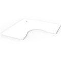 WORKSTATION TOP RAPID DELUXE INFINITY 1500WX1500WX750DX25H MM NATURAL WHITE