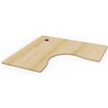 WORKSTATION TOP RAPID DELUXE INFINITY 1500WX1500WX750DX25H MM NATURAL OAK