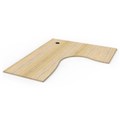 WORKSTATION TOP RAPID DELUXE INFINITY 1800WX1500WX750DX25H MM NATURAL OAK