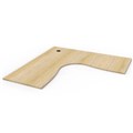 WORKSTATION TOP RAPID DELUXE INFINITY 1800WX1800WX750DX25H MM NATURAL OAK