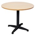 TABLE ROUND RAPID SPAN 900DIAX730HMM BLACK 4 STAR BASE BEECH TOP