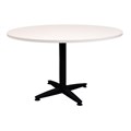 TABLE ROUND RAPID SPAN 1200DIAX730HMM BLACK 4 STAR BASE NATURAL WHITE TOP