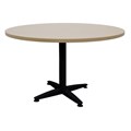 TABLE ROUND RAPID SPAN 1200DIAX730HMM BLACK 4 STAR BASE BEECH TOP