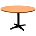 TABLE ROUND RAPID SPAN 1200DIAX730HMM BLACK 4 STAR BASE CHERRY TOP