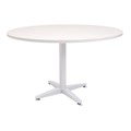 TABLE ROUND RAPID SPAN 1200DIAX730HMM WHITE 4 STAR BASE NATURAL WHITE TOP