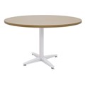 TABLE ROUND RAPID SPAN 1200DIAX730HMM WHITE 4 STAR BASE BEECH TOP