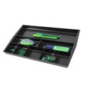 DRAWER ITALPLAST I70GR GREENR TIDY BLACK 8 COMPARTMENT