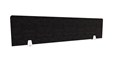 SCREEN RAPID ECO PANEL DESK MOUNTED 1190WX300HX27DMM BLACK