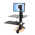 WORKSURFACE ERGOTRON WORKFITS 33350200 SINGLE LD BLACK