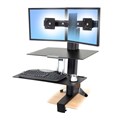 WORKSURFACE ERGOTRON WORKFITS 33349200 DUAL LD BLACK