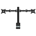 MONITOR ARM DUAL REVOLVE CLAMP  GROMMET KIT BLACK