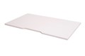 DESK TOP ONLY RAPID SCALLOPED TOP 1200WX700DMM NATURAL WHITE